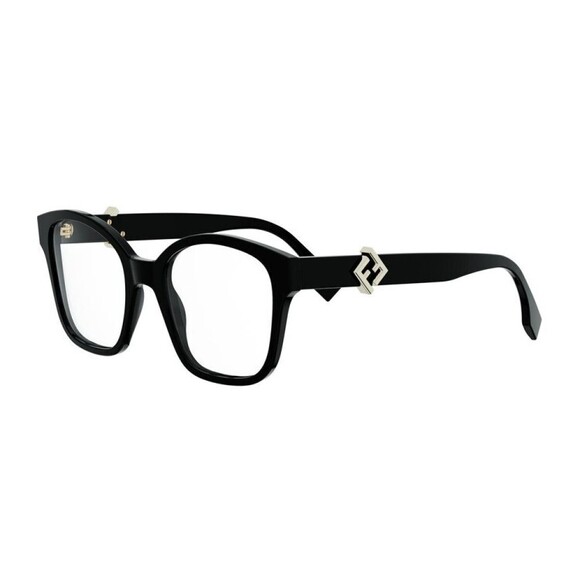 Fendi Ff Diamonds Oversized Square Acetate Optical Frames -...